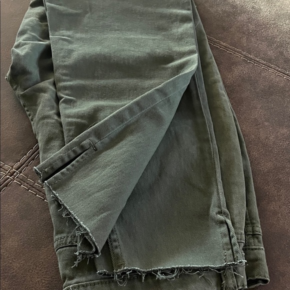 Kensie Women's High Rise Olive Jeans - Picture 5 of 5